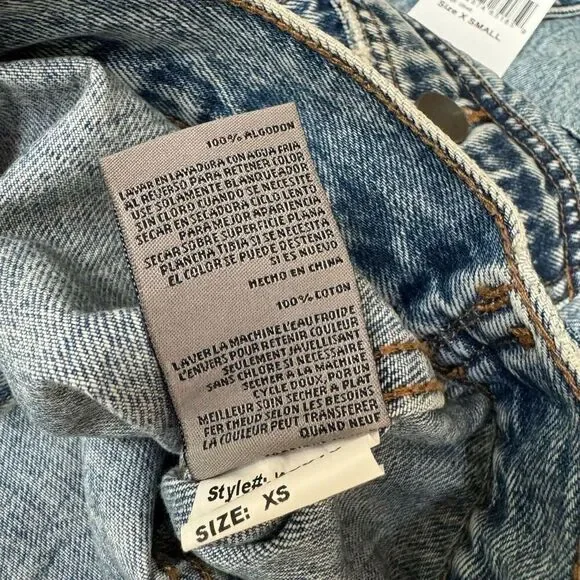 Kut from the Kloth Dolly rhinestone crop jacket oversized size XS NWT - Picture 6 of 7